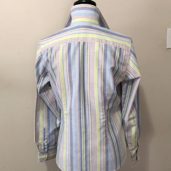 LANDS -END STRIPED SHIRT OF DIFFERENT COLORS - Picture 3 of 6